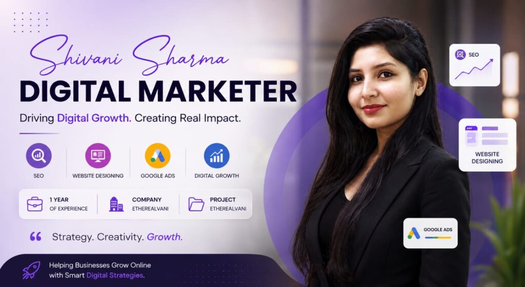 Shivani Sharma Digital Marketer